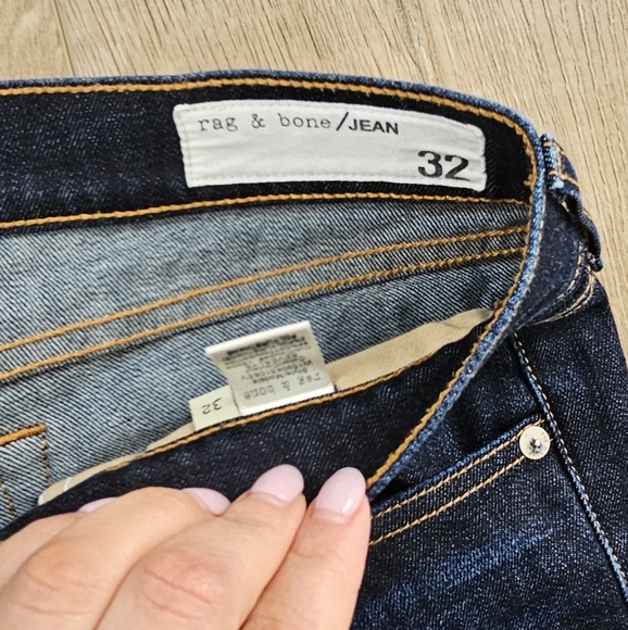 rag & bone Dre  Slim Boyfriend Jeans in Beverly Size 32 - Picture 5 of 8